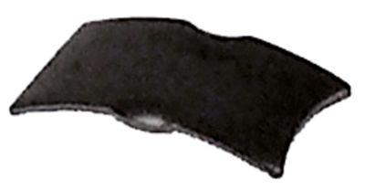 Knapfjeder L 132mm B 74mm Materialestyrke 4mm VPE 10Stk.