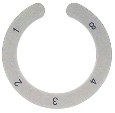 Knapsymbol Energiregulering 1-4 MAKS. grå