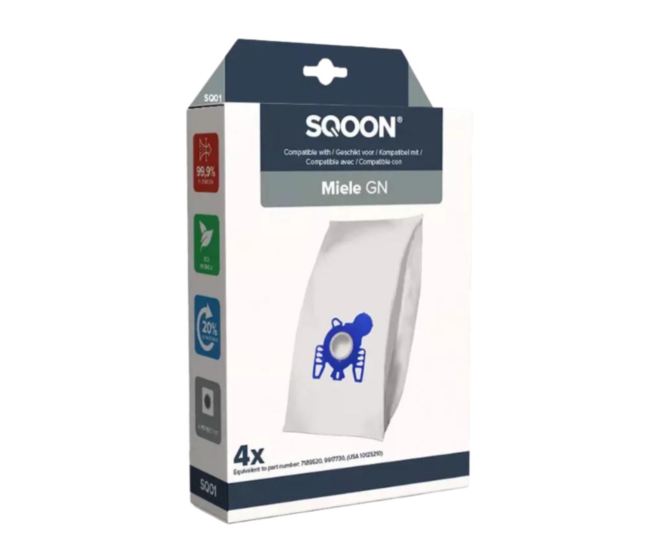 SQOON Støvsugerposer - alternativ til Miele GN 
