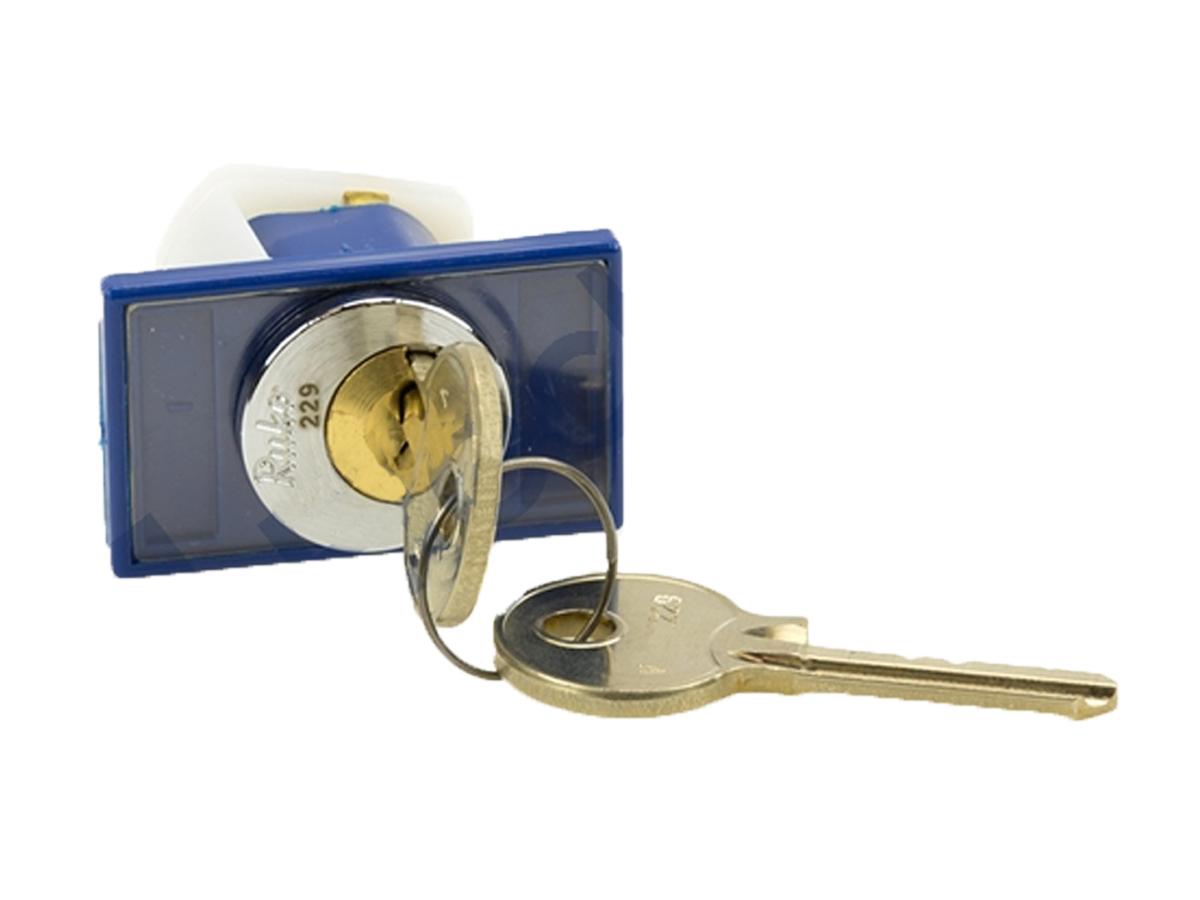 Reservations lås m 2 nøgler