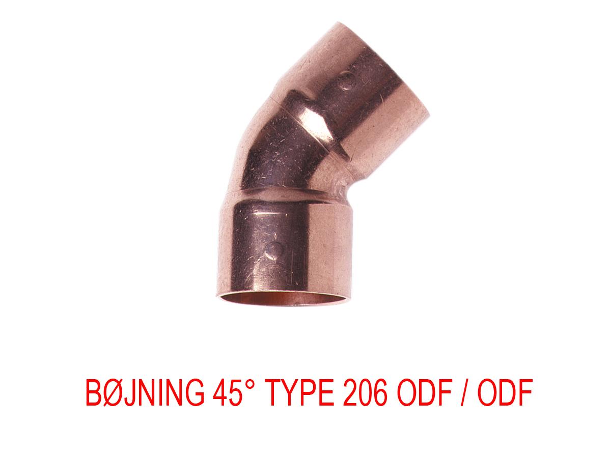 Bøjning 45° 1/2