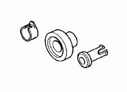 Kurvehjul Øverste Kurv - Bosch, Siemens 