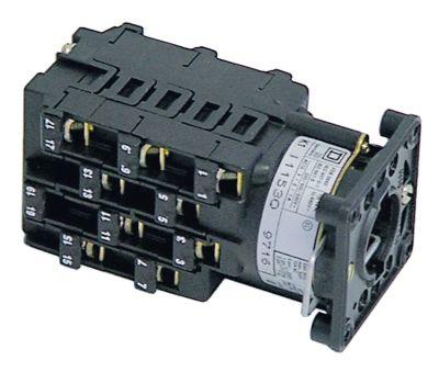 Drejeomskifter 4 skiftestillinger 9-polet TELEMECANIQUE