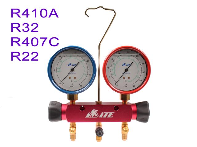 Manometersæt 2 vejs R410A R32