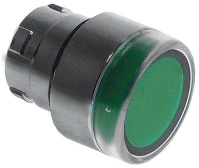 Tast grøn Indbygningsmål ø22mm