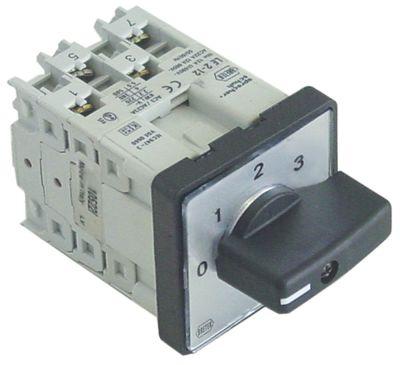 rotary switch 12A connection screw clamp5 operating positions 4-pole