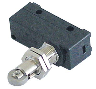 Mikrokontakt rullebetjent 230V 16A 1CO L1 49mm Tilslutning Lodde-/skruetilslutning Gevind M12