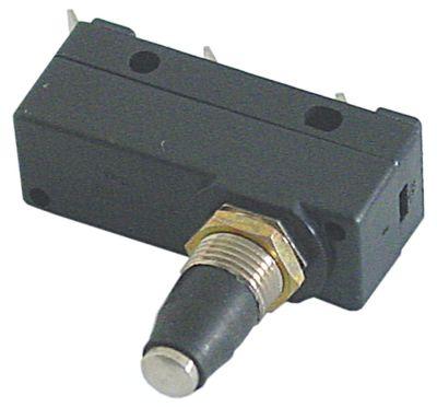 Mikrokontakt stiftbetjent 250V 5A 1CO Tilslutning Fladstik 6,3 mm Gevind M12x1