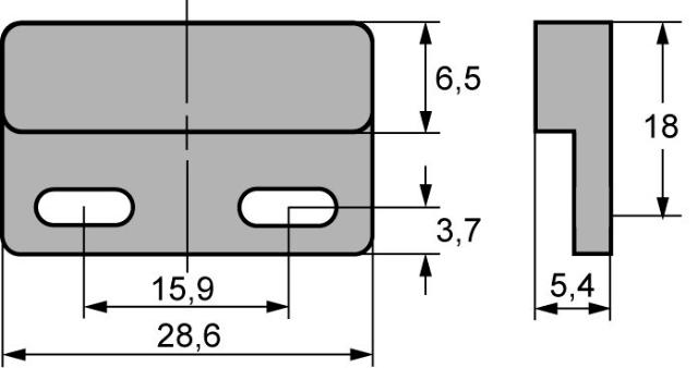 Magnetkontakt 24V L 29mm B 18mm