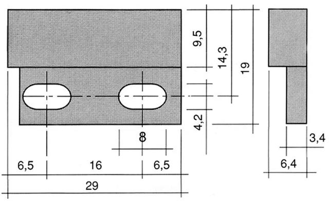 Magnetkontakt 150V 5A Tilslutning Kabel Kabellængde 1000mm L 29mm B 19mm 1CO P maks. 10W