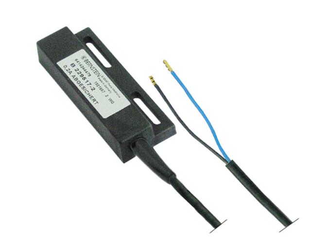 Magnetkontakt 250V 2A Tilslutning Kabel Kabellængde 3800mm L 80mm B 30mm 1NO P maks. 100W