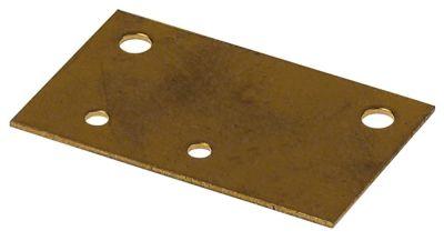 Holdeplade Messing til magnetkontakt