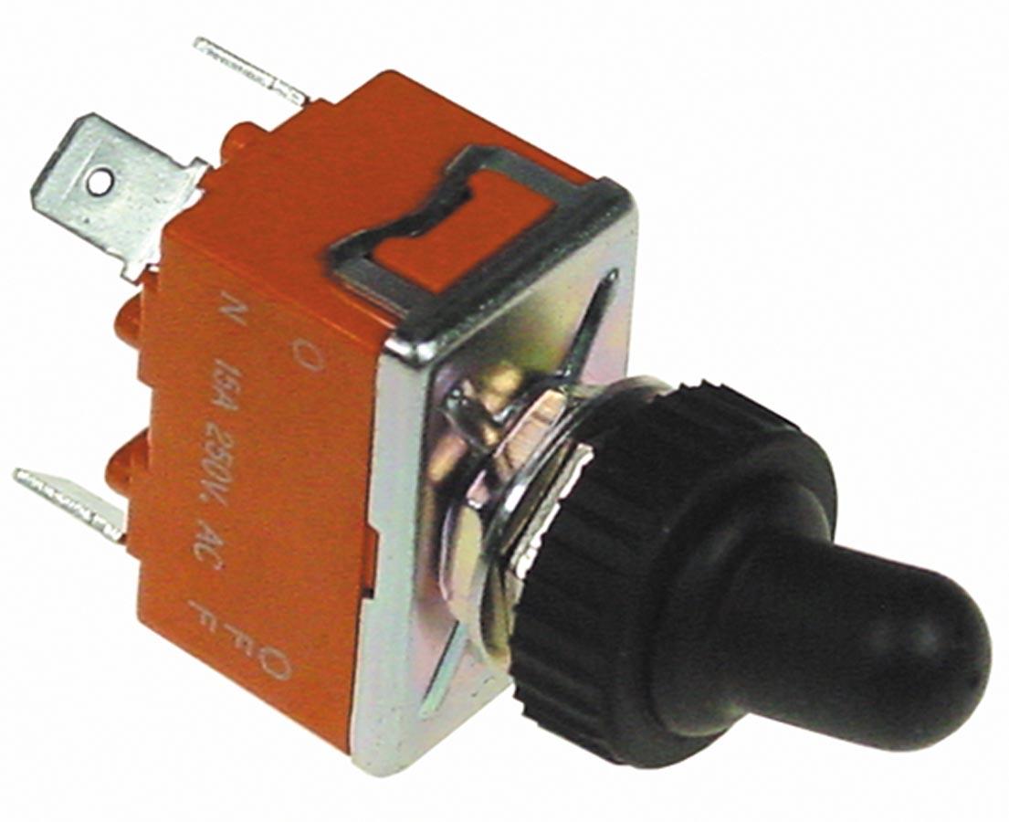 Vippeafbryder 250V 2NO 15A Gevind M12x0,75 ON-OFF Fladstik