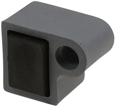 Magnet H 17mm L 23mm B 18mm Hul ø 65mm M6