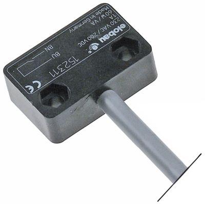 Magnetkontakt 230V 3A Tilslutning Kabel Kabellængde 2000mm L 36mm B 26mm 1NC polariseret