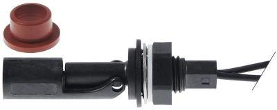 Svømmekontakt Gevind M16x2 1NO eller 1NC ø 17mm 200VDC / 250VACV 70W Kabellængde 520mm L 88mm