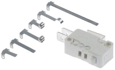 Microswitch med 6 arme 45 gram 250 V~ 1CO 16 AmP