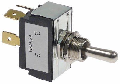 Vippeafbryder 250V 2NO 15A Gevind M12x0,75 ON-OFF F6,3