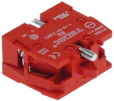 Kontaktblok 1NC IEC 947-5-1 AC-15 415V / 4A TEKNIC 10(6)A DC -13 110V / 0,5A maks 500V