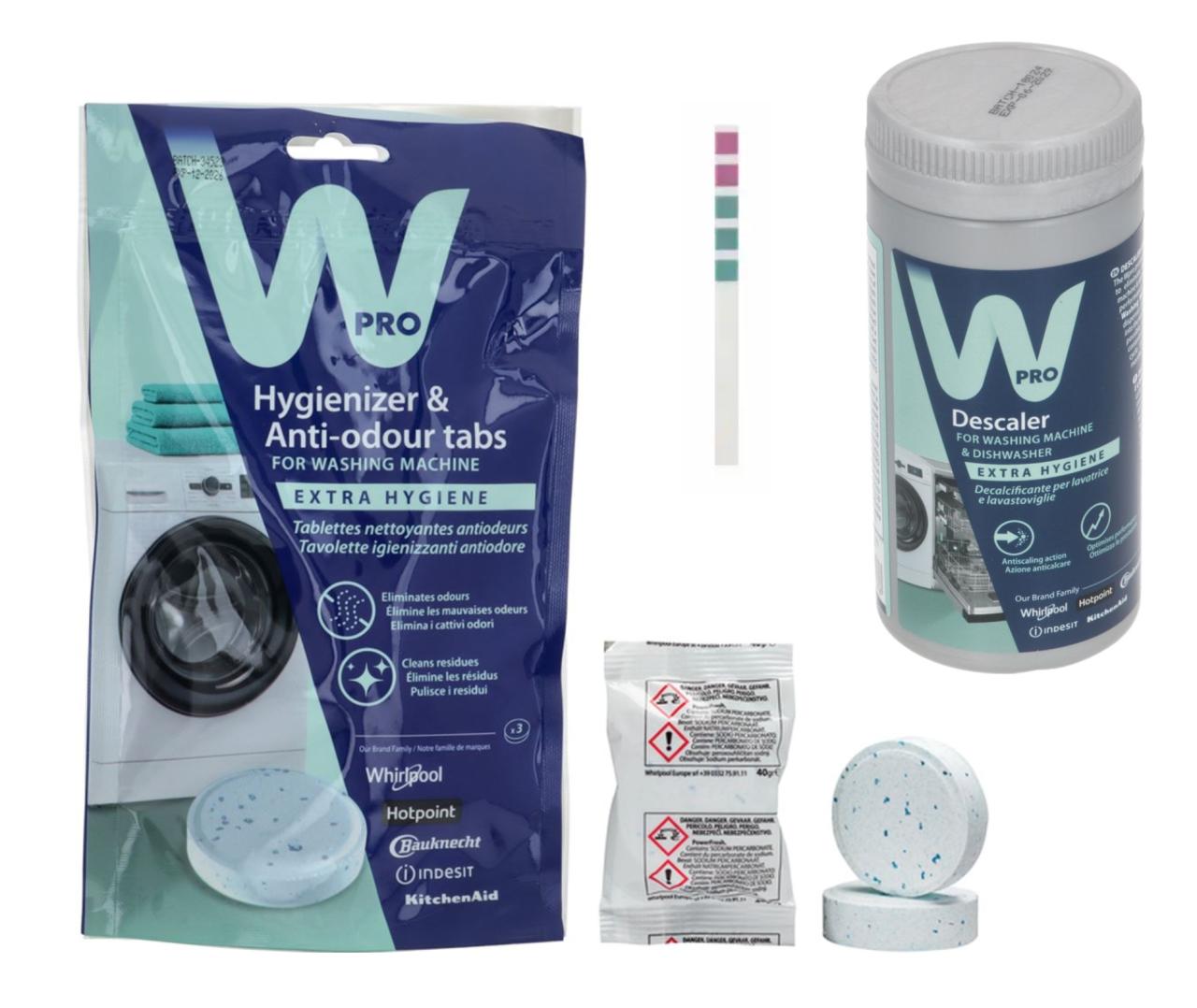 Vaskemaskine rengøringssæt