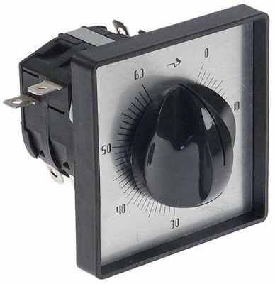 Tidsafbryder C53 4-polet Løbetid 60min 2NO/2NC Permanent stilling Nej Akse  -mm Akselængde 24mm