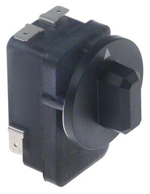 Tidsafbryder G 2-polet Løbetid 5min 2NO Akselængde 14mm BA 28mm Akse ø 3,5x3,5mm