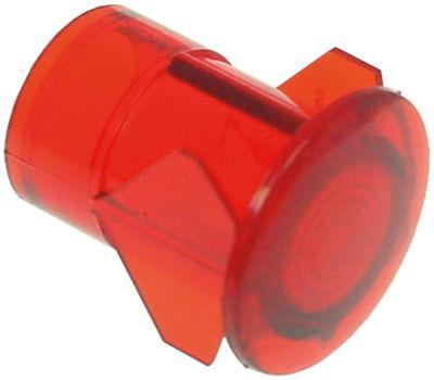 Lampeglas rød  ø13mm