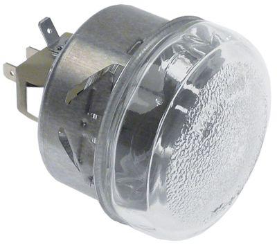 Ovnlampe til bageovn ø 65,5mm 230V 40W Fatning G9 Temp.best. 300°C Tilslutning F6,3