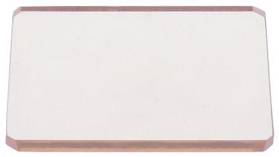 Lampeglas L 736mm B 646mm Materialestyrke 4mm