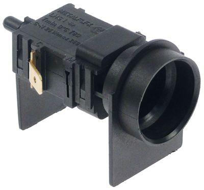 Lampefatning Fatning E14 250V L 65mm Tilslutning Fladstik 6,3 mm Plastik H 42mm B 31mm