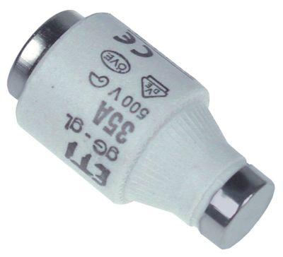 Sikring 35A Mærkespænding 500V VPE 5Stk. ø 27mm L 50mm Størrelse DIII E33