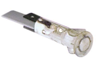 Kontrollampe hvid 400v ø10mm