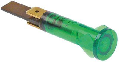 Kontrollampe grøn 230v ø10mm