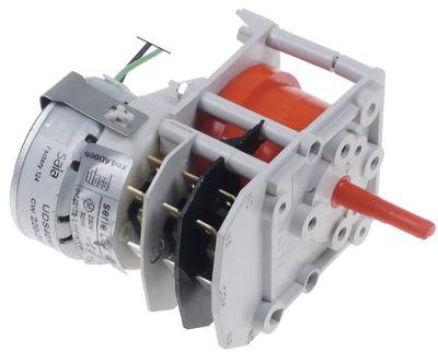 Timer D94 Kamre 3 Løbetid 120s 230V Akse ø 6x4,6mm Akselængde 28mm BIGATTI 50/60Hz Motorer 1