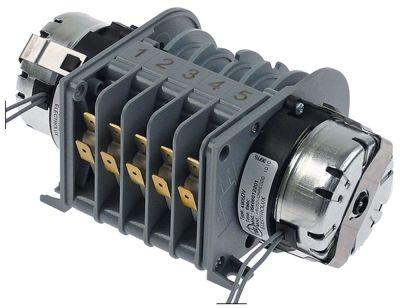 Timer 4905DV Kamre 5 Løbetid 6s / 3min 230V CDC Motorer 2