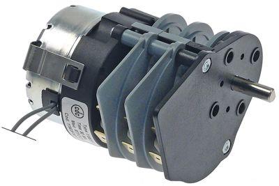 Timer 11903F3 Kamre 3 Løbetid 80min 230V Akse ø 6x4,6mm Akselængde 18mm CDC Motorer 1