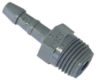 Slangetilslutning Plastik lige Gevind M10x1 Slange ø 4mm Tilslutning M10x1 VPE 1Stk.