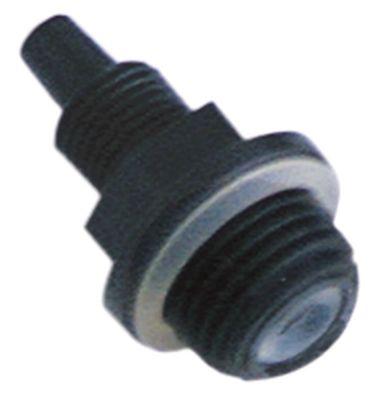 Slangetilslutning L 31mm G1: M15x1 G2: M10x1 med tilbageslagsventil IP Udgangsside Type N84