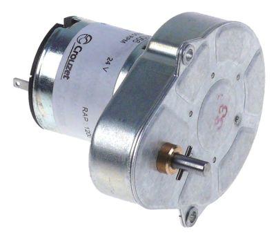 Drevmotor 24V 42o/min Aksel ø 4mm Type 82841056 H 51mm L 51mm B 66mm CROUZET Spænding DC