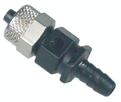 Tilbageslagsventil L 40mm Indgang 6mm VPE 1Stk. Udgang 4x6mm