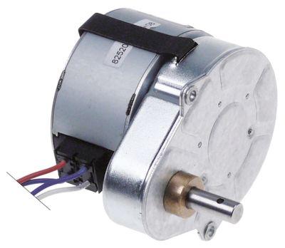 Drevmotor 230V 30o/min Aksel ø 6mm 5W Type 82524413 H 65mm L 66mm B 54mm CROUZET