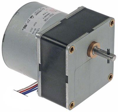 Drevmotor 230V 30o/min Aksel ø 6mm 115W Type X0211705 H 70mm L 68mm B 68mm 50Hz