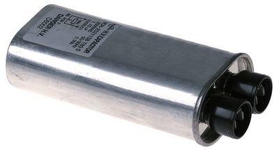 HV-kondensator 115µF 2500V Aluminium Tilslutning Fladstik 6,3 mm Bægerkondensator