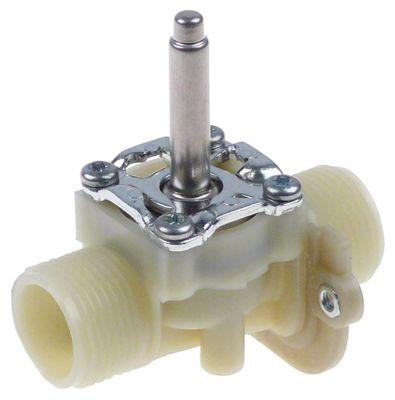 Magnetventillegemer 1x lige Plastik T.maks. 90°C Indgang 3/4