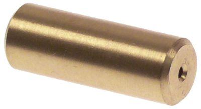 Reduktion Messing ID ø 125 UD ø 11mm L 30mm til magnetventil