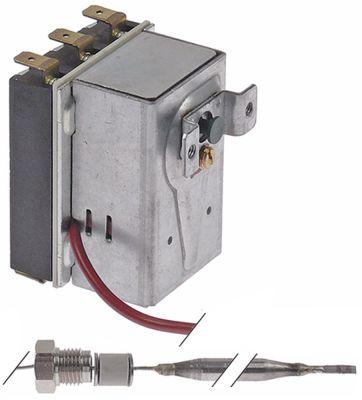 Sikkerhedstermostat Frakoblingstemp. 237°C 3-polet 20A Føler ø 6mm Føler L 100mm Kapillærrør