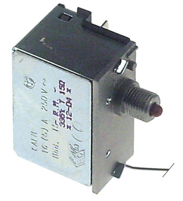 Sikkerhedstermostat Frakoblingstemp. 135°C 1-polet 16A Føler ø 6mm Føler L 80mm Kapillærrør 