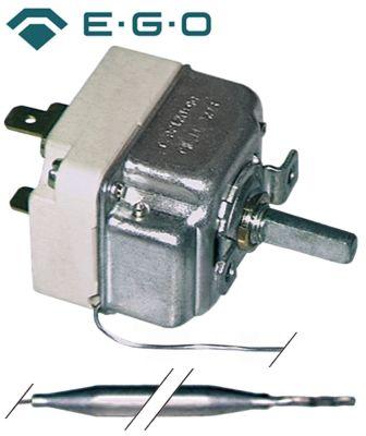 Termostat T.maks. 200°C 1-polet 1CO 16A Føler ø 6mm Føler L 74mm Kapillærrør 1500mm