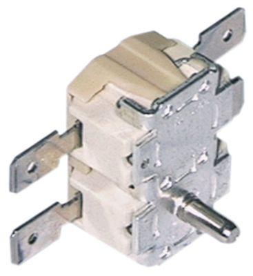 Kontakttermostat Frakoblingstemp. 80/105°C 2NC 16A Stift ø3,5 mm Tilslutning F6,3 2-polet