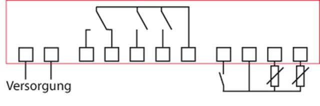 Elektronikregulering 12V Indbygningsmål 71x29mm NTC/PTC Montering Indbygningsversion Relæudgange 3